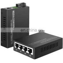 Gigabit Fiber Optic Media Converter 1 Fiber +1/4 RJ45 Ethernet Optical Transceiver thumbnail-2