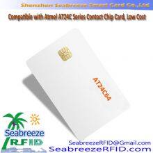 Compatible With Atmel AT24C Series Contact Chip Card Low Cost, Compatible With ATMEL AT24C128 Contact Chip Card