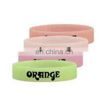 Promotional Custom Glowing Wristband Silicone Bracelet
