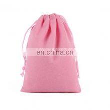 Factory Price Customize Velvet Drawstring Bag Pouch Packing Bag for Hair thumbnail-4