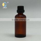 50ml Amber Essential Oil Glass Bottle With Black Plastic Cap Supplier's Choice thumbnail-1