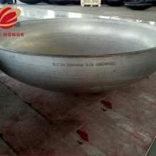 Polishing Large Elliptical Head with Stainless Steel for Food fermenters