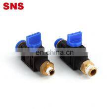 Series Male Thread Flow Control Hand Valve Plastic Pneumatic Air Hose Tube Fitting Quick Connector Water Fittings thumbnail-4