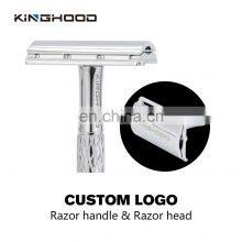 Classical Eco Metal Biodegradable Double Edge Reusable Safety Razor Shaving Razor thumbnail-2