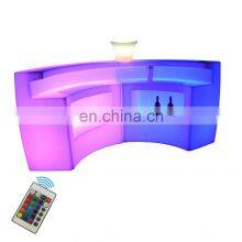 Hookah Lounge Led Bar Furniture Garden Sets Meuble Bar Lumineux Sectional Glow Mobile Bar for Events Rental