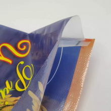5kg 10kg customized size perforated eco friendly paper laminated woven packaging bags for potato with handles
