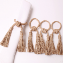 Tassel Pendant Napkin Ring Wedding Party Napkin Holders Dining Table Accessories thumbnail-2