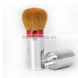 Retracble powder brush for Wholesale with goat hair
