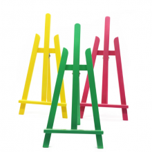 8*15cm Mini Easel With 10*10cm Canvas for Kids Solid Wooden Easel Canvas Small Easel Multi Size thumbnail-5