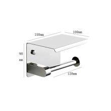 304 Stainless Steel Toilet Paper Holder Bathroom Accessories Paper Box Paper Shelf Model 3309A thumbnail-3