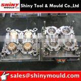 4 Cavities Round Thin Wall Food Container Mould Maker
