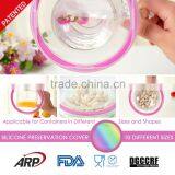 Food Grade Dia.15.5cm Silicone Stretch Lids thumbnail-1