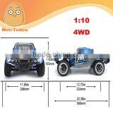 1/10 SCALE ELECTRIC 4WD 2.4GHZ RC OFF-ROAD BRUSH HIGH SPEED RC TRUCK WATERPROOF thumbnail-4