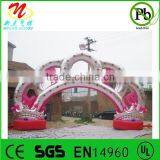 Crown Shaped Inflatable Wedding Arches for Celebration