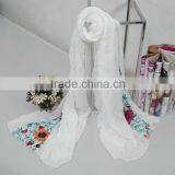 Wholesale Flower Embroidery Women Ladies Fashion Exquisite Hijab thumbnail-2