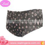 Simple Elegant Muti-pattern Black Women Bra Panty/boyshorts/underpants thumbnail-2