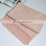 Wholesale Winter Ladies Fashion Wool Pink Pashmina Shawl thumbnail-6