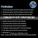 2016 Wholesales Price Best Sell 20 Slot Bags Rotating Sequins Lure Set thumbnail-6