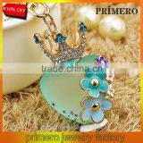 High Quality Car Bag Charm Rhinestone Crystal Key Holder Creative Perfume Bottle Key Chain