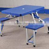4 Seats Plastic Folding Picnic Table thumbnail-1