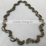 Pyrite Loose Gemstone in Star and Moon Shape Factory Made thumbnail-1