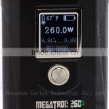 Multifunctional hight quality megatron 260w mod box product/hight quality megatron 260w mod box product/with low price