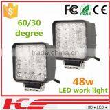Best Sell Automobile Square 48w Led Work Light thumbnail-1