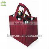 Wholesales 6 Bottles Non Woven Wine Tote Bag thumbnail-1
