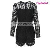 Wholesale Plus Size Sexy Lace Women Jumpsuit thumbnail-5