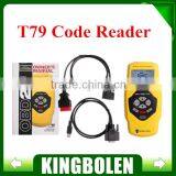 2015 Top Selling Highend Diagnostic Scan Tool OBDII Auto Scanner T79 (Yellow Multilingual Updatable) One Year Warranty
