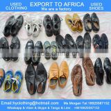 Used shoes for Africa cheap ladies and men's leather shoes sports shoes