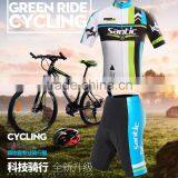 Santic Mens Crane Sports Cycling Short Blue Wear thumbnail-1