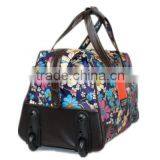 New Style Expandable Colorful Printing Travel Rolling Duffel Nice Bag thumbnail-2