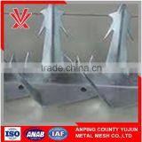 Galvanized 1.2m Length Anti Climb Wall Spikes