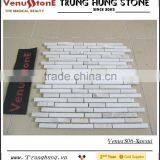 White Marble Mosaic Tiles thumbnail-3