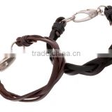 2016 Braided Leather Bracelet With Clasp Cheap Bangle Wholesale