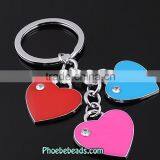 Wholesale Popular Bunch Three Heart Crystal Love Key Chain PB-KC043 thumbnail-1