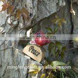 Home Garden Decoration Polyresin Bird Timber Craft thumbnail-1