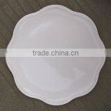 Flower Shaped Round Melamine Plate PL-14