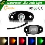 Waterproof IP68 12v 6W green boat truck LED deck light