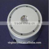 Wholesale Plastic Silver Round Led Light Base for Centerpieces