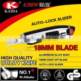 Aluminium Alloy 18mm blade cutter knife