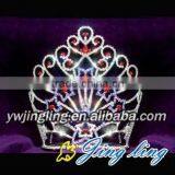 Fashion Star Large Tiara Royal Pageant Crowns thumbnail-1