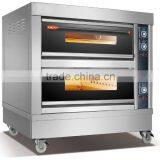 High Quality Best Price Stainless Steel Baking Equipment Bread Commercial Double Deck Oven thumbnail-3
