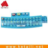 Flexible Silicone keypad for instrument