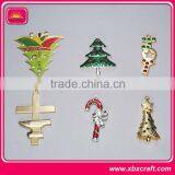 Hot Selling Round Metal Christmas Tag