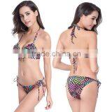 Fashion Women's Sexy Bandeau Tassel Lady Bikini Set Padded Push Up Bra Swimsuit Quality Choice thumbnail-2