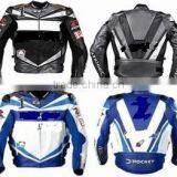 Dl-1243 Leather Motorbike Jacket