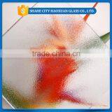 Clear Flora Colored Pattern Glass