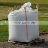 PP white big bag with side-seam loops/food grade bulk bag/container bag coated inside